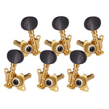 Maxbell 3R3L Machine Heads String Tuning Pegs Tuners Oval Button for Acoustic Guitar Parts