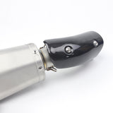 Maxbell Motorcycle Exhaust Muffler Cover Carbon Fiber Protector Heat Shield Covers