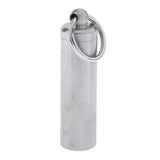 Maxbell Outdoor Survival Waterproof Pill Bottle Container,56mm Stainless Steel  Dry Storage Box Airtight Case Camping