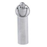 Maxbell Outdoor Survival Waterproof Pill Bottle Container,56mm Stainless Steel  Dry Storage Box Airtight Case Camping