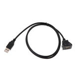 Maxbell High Quality Car USB2.0 Extension Flush Mount Cable Dashboard Kit Square 1m