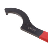 Maxbell Durable High Carbon Steel ER32 Hook CNC Collet Chuck Clamping Spanner Wrench High Carbon Steel