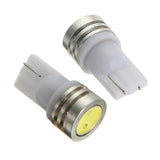 Maxbell 10PCS Universal T10 1.5W White LED Car Instrument Dash Interior Light Side Wedge Bulbs