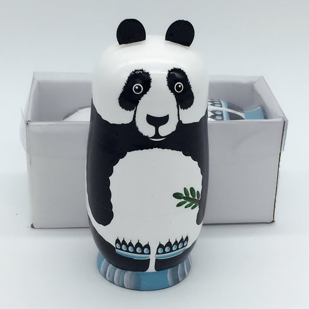 ⚡️Buy Maxbell 5PCS Hand Painted Panda Animal Wooden Russian