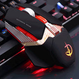 Maxbell Ergonomic Design 4000 DPI Optical USB Wired Professional Gaming Mouse PC