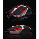 Maxbell Ergonomic Design 4000 DPI Optical USB Wired Professional Gaming Mouse PC