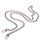 Maxbell Metal Chain Purse Cross-body Handbag Shoulder Bag Strap Replacement Accessories Silver 128x2cm