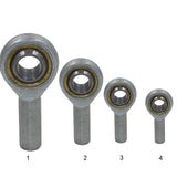Maxbell M16 x 2 Zinc Male Metric Threaded Rod End Joint Oscillating Bearing
