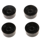 Maxbell 4 Pieces of Black Speed Volume Tone Control Knobs for LP Les Paul Electric Gutar