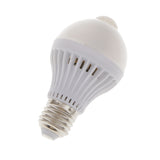 Maxbell PVC E27 180-240V Auto LED Infrared Globe Ball Bulb Lamp 5W 3000K Warm White