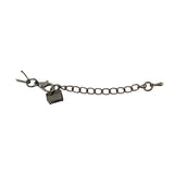 Maxbell 12 x Lobster Claw Clasp Crimp Clip Ends with Extender Chain Hematite Black