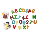 Maxbell Wooden Baby Preschool ABC Alphabet Cards Animal Letters Puzzle Cognitive Toy