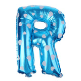 Maxbell HAPPY BIRTHDAY Letters Baby Foot Foil Balloons Boy Baby Shower Party Decoration