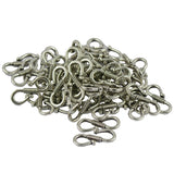 Maxbell 50Pcs Tibetan Silver S Hook Clasp Necklace Clasp Jewelry Findings 23 x 9 mm