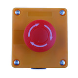 Maxbell Red Sign Emergency Stop Push Button 220V Switch