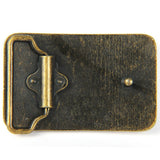 Maxbell America Western Vintage DIY Rectangle Belt Buckles Casual Cowboy Ornaments