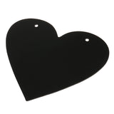 Maxbell Wooden Blank Heart Shaped Wedding Hanging Decor Sign DIY Party Accessories