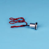 Maxbell 12mm Resetable Flat Head Stainless Steel Push Button Switch