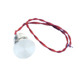 Maxbell 12mm Resetable Flat Head Stainless Steel Push Button Switch