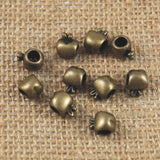 Maxbell 30 Pieces/ Pack Apple Shape Loose Spacer Beads DIY Jewelry Necklace Making Beads 4.5mm Hole European Beads