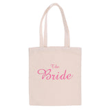 Maxbell Wedding Party Bridal Tote Bag Bridesmaid Hen Party Gift Bag The Bride Beige