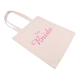 Maxbell Wedding Party Bridal Tote Bag Bridesmaid Hen Party Gift Bag The Bride Beige