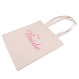Maxbell Wedding Party Bridal Tote Bag Bridesmaid Hen Party Gift Bag The Bride Beige