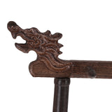 Maxbell Wooden Chinese Calligraphy Painting Brush Writing Pen Hanging Rack Hook Holder Stand