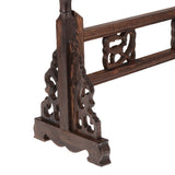 Maxbell Wooden Chinese Calligraphy Painting Brush Writing Pen Hanging Rack Hook Holder Stand