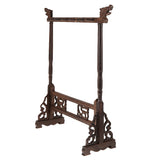 Maxbell Wooden Chinese Calligraphy Painting Brush Writing Pen Hanging Rack Hook Holder Stand