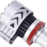 Maxbell 2 Pieces 6500K Super White H8 Xenon HID Conversion Kit XHP50 Headlight Lighting Bulbs