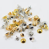 Maxbell 50 Pieces Mixed Style Hair Rope Clasps Hair Jewelry Findings Accessories