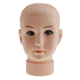 Maxbell Baby Boys Children Mannequin Child Manikin Head Kid Model For Hair Wig Hats Mould Stand Display Training 10 Inch