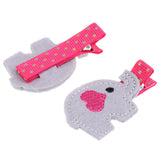 Maxbell Elephant Design Hair Clips Hair Accessories Headpiece for Girls Kids Children 5-piece