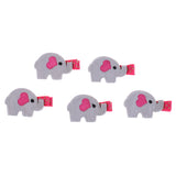 Maxbell Elephant Design Hair Clips Hair Accessories Headpiece for Girls Kids Children 5-piece