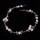 Maxbell Beautiful Women Girls Flower Pearl Headpieces Hair Jewelry Costume