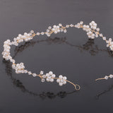 Maxbell Beautiful Women Girls Flower Pearl Headpieces Hair Jewelry Costume