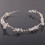 Maxbell Beautiful Women Girls Flower Pearl Headpieces Hair Jewelry Costume