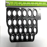 Maxbell Plastic Ring Sizer Construction Finger Gauge Ring Measurement Jewelry Tool Black