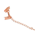 Maxbell Set of 12PCS Clasp Clips Jewelry Findings FOR Necklace Bracelet Jewelry Making Rose Gold