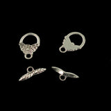 Maxbell 50 Sets Flower Leaf Branch OT Toggle Clasps Connector Jewelry DIY Making