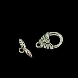 Maxbell 50 Sets Flower Leaf Branch OT Toggle Clasps Connector Jewelry DIY Making