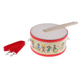 Maxbell Portable Snare Drum with Wooden Drumsticks for Children Educational Toys Christmas Gift