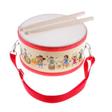 Maxbell Portable Snare Drum with Wooden Drumsticks for Children Educational Toys Christmas Gift