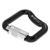 Maxbell Outdoor 20KN Aluminum Alloy Caribiners for Paraglider Paragliding/Powered Paragliding Camping Buckle Rock Climbing Safety Rescue Gear- Black