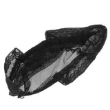 Maxbell Stretchable Women Lady Hair Wig Cap Weaving Mesh Net Making Wigs Snood Hairnet Accessories Band Black