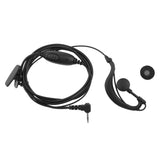 Maxbell 2.5mm Plug Clip-Ear Headset/Earpiece Mic for Motorola Talkabout 2 Two Way Radio Walkie Talkie