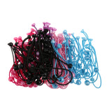 Maxbell 100x Rubber Bands for Ponytail and Braiding Crafts Stretchy Hair Accessories