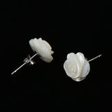 Maxbell Vintage Exquisite Women’s Shell Flower Stud Earrings Wedding Party Jewelry