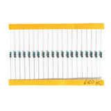 Maxbell Pack of 2000PCS Precision Metal Film Resistors Assortment Kit Set 1ohm-10mohm 1/4W